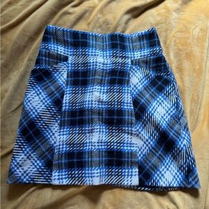 Blue mini skirt. Size 6. Anthropologie
